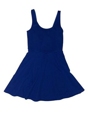 Royal Blue Sleeveless Fit-and-Flare Dress
